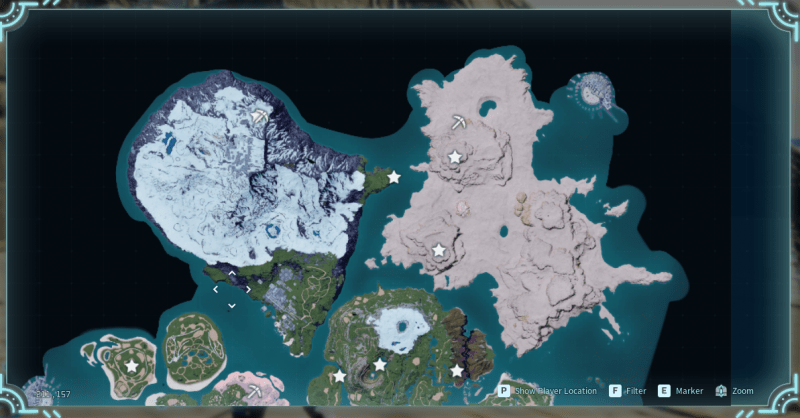 Где найти все деревья с плодами навыков в Palworld