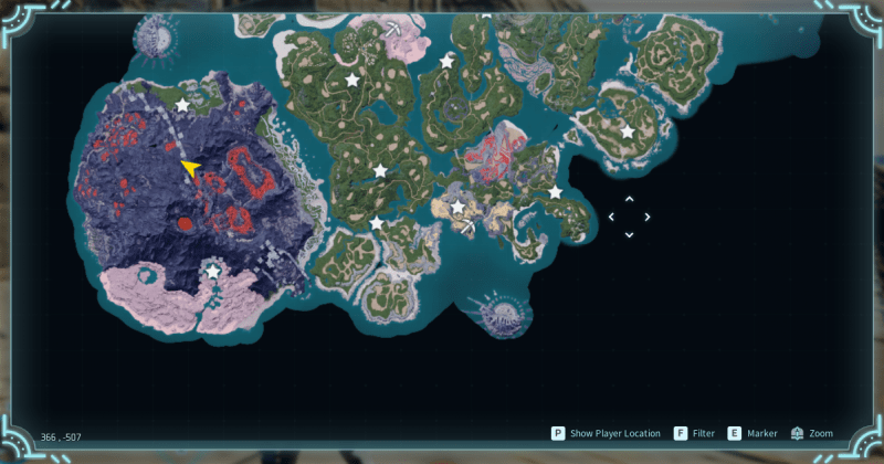 Где найти все деревья с плодами навыков в Palworld