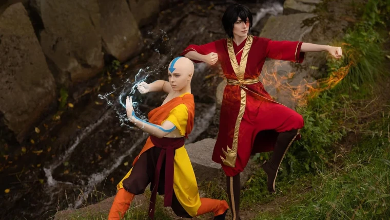 Модели показали косплей главных героев "Аватара: Легенда об Аанге"