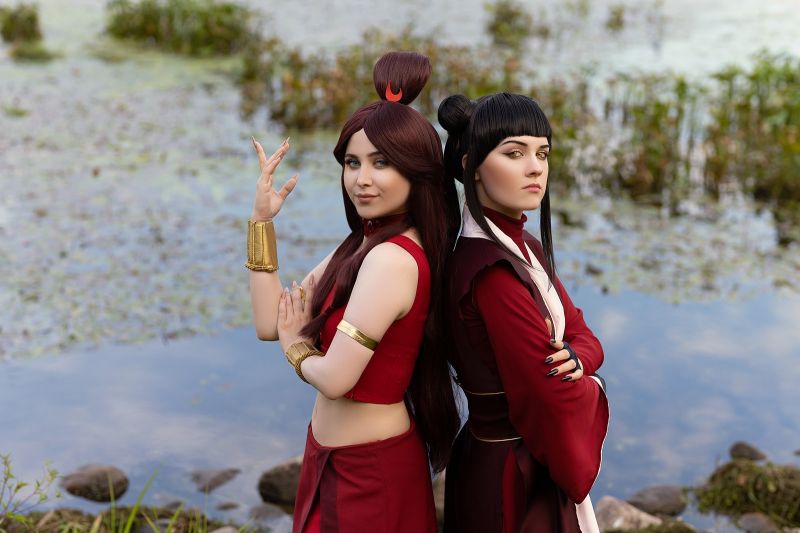 Модели показали косплей главных героев "Аватара: Легенда об Аанге"