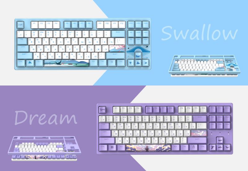 Обзор механической клавиатуры Dareu A87L - яркий акцент