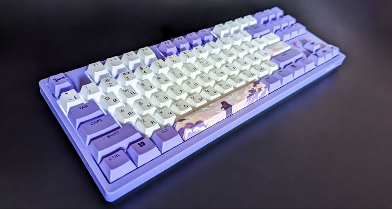 Обзор механической клавиатуры Dareu A87L - яркий акцент