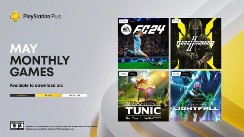 Игры для подписчиков PS+ в мае &mdash; Ghostrunner 2, Tunic, Destiny 2: Lightfall и FC 24
